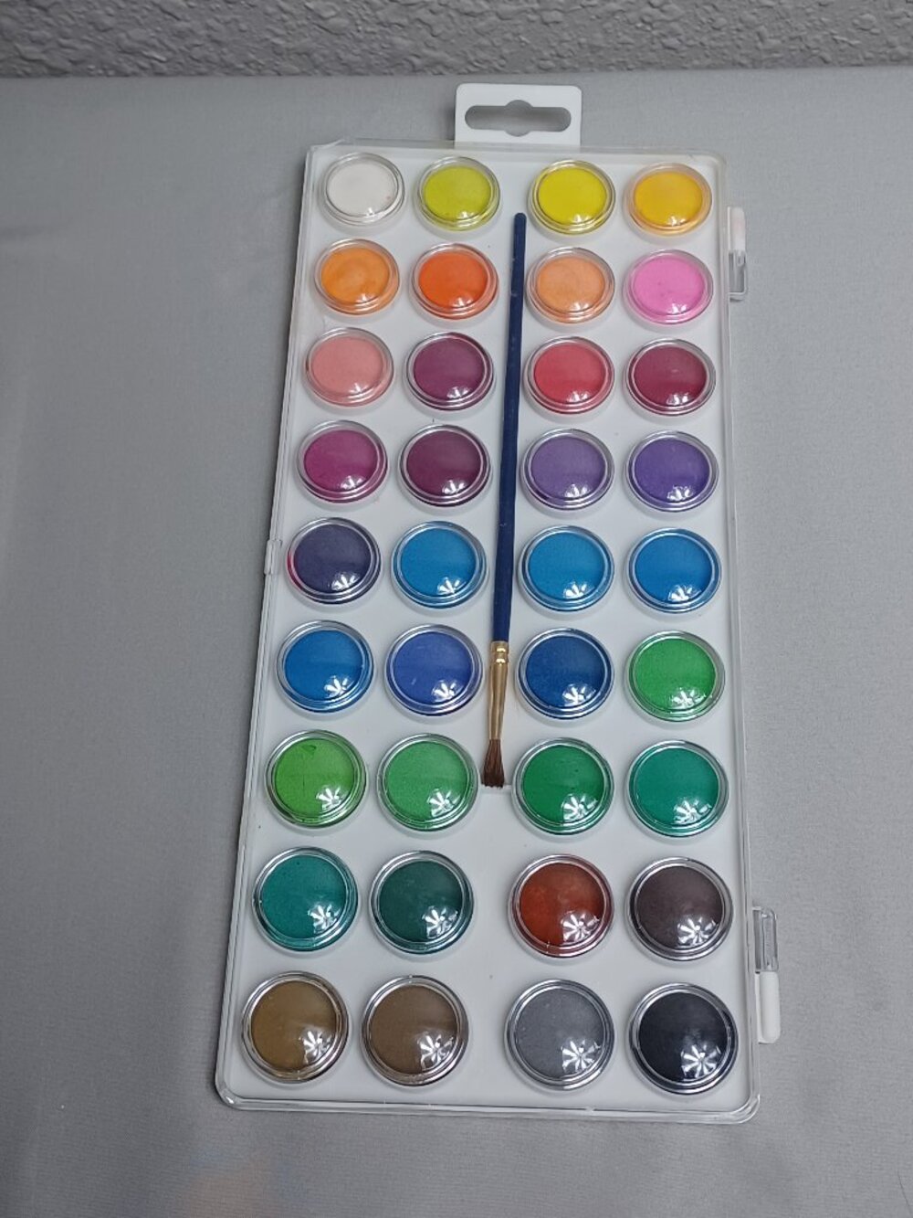 Simply Art Watercolor 34 Color Paint Set with Brush